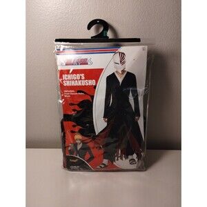 NO MASK-Spirit Halloween Kids Bleach™ White, Black & Red Ichigo Kurosaki Costume